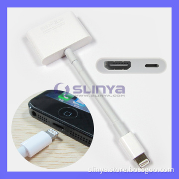 30 Pin to 8pin Converter Signal Transport for iPhone 5 Date Cable